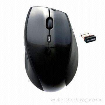 2.4GHz Wireless Opitcal Mouse with 1,600/1,000dpi Switch Button
